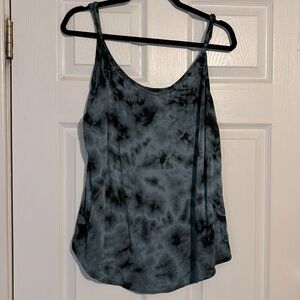 Torrid size 0 0x blue tie dye adjustable strap cami top
